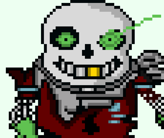 gets hit by the attacks then slashes at dust error *