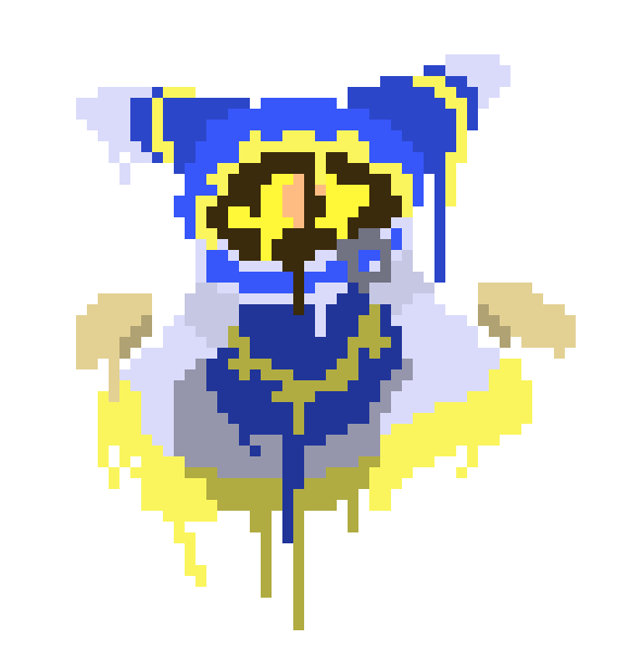 [777455] *A distorted portal matching Magolor's would appear, then out came a fake version of Magolor. Drawcia's laughter would continue to fill the area. Truly showing how far gone she really was, displaying her insanity.*