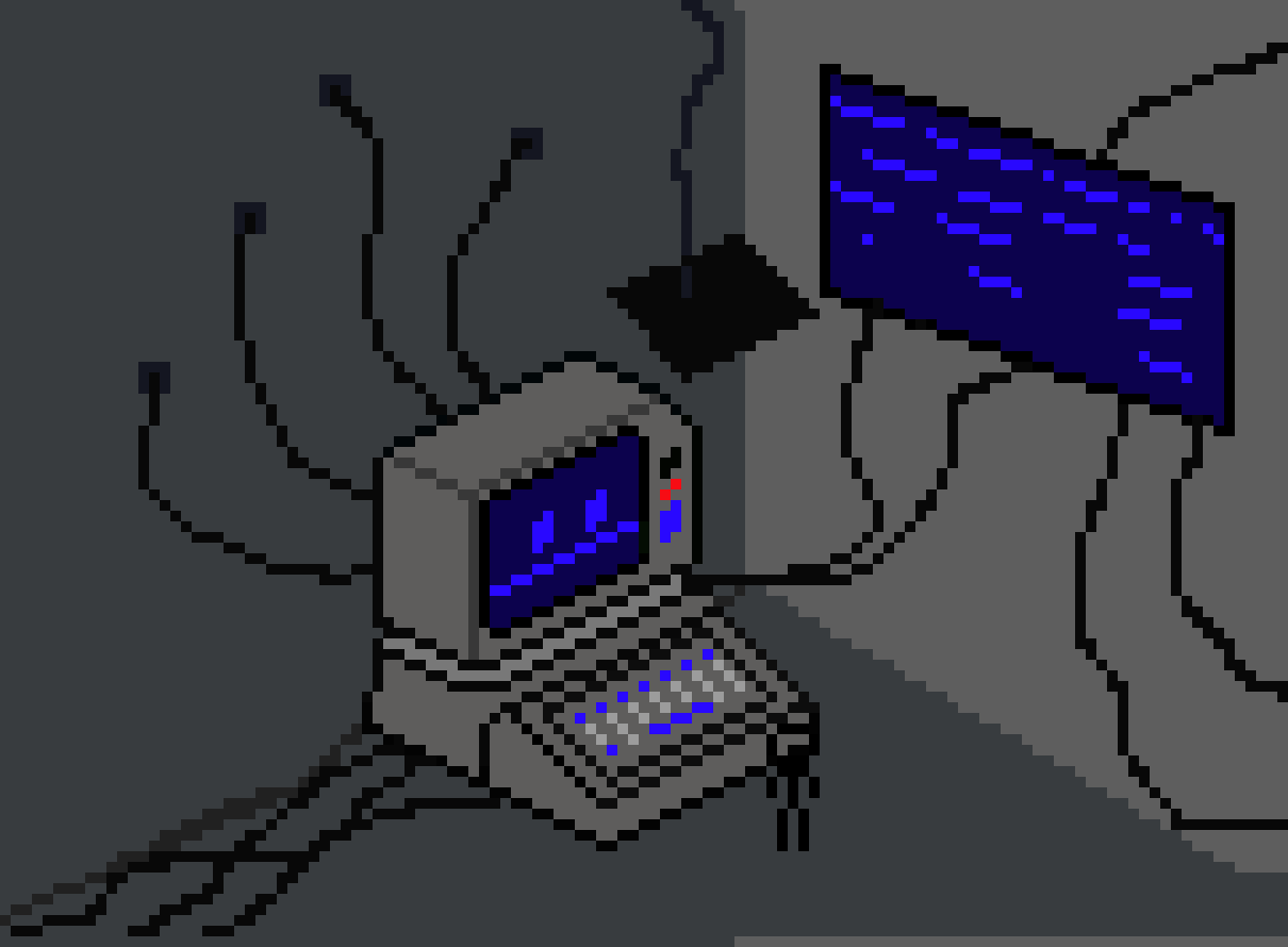 [810dc8] {Tile slowly descends from roof}