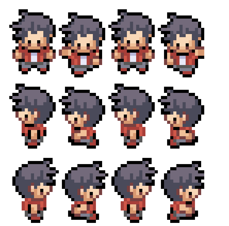 [e8024d] Pixel Character 