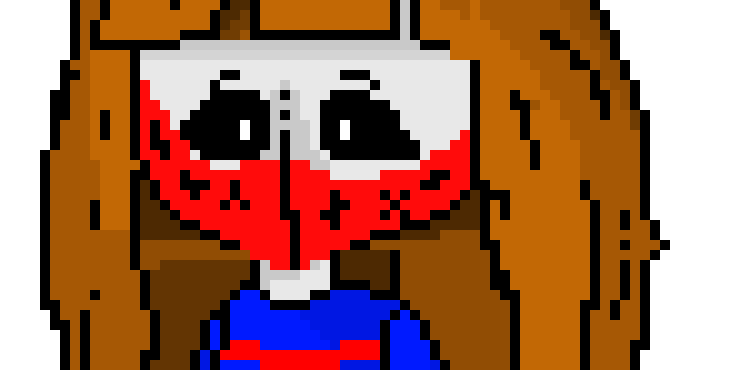 -brings out another doll who looks kind of.. creepy- s- sans.. you k - know we have t - to do t - tests..