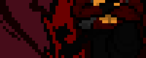 [a51645] Palette for Admon Goldenrod's Part Crimson Werewolf Demon Form (ft. his aura) (ft. Gogeta SSJ4 flexing his aura)