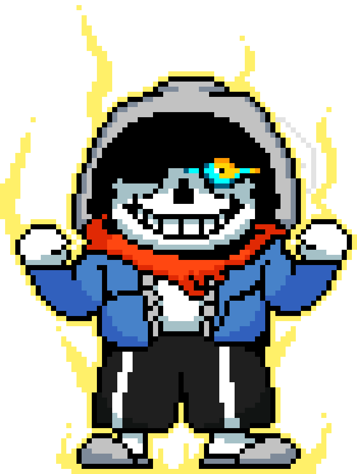 Undertale: The Final Battle/Disbelief Sans Phase 3 Sprite. (IMPROVED) [FIXED DESCRIPTION]