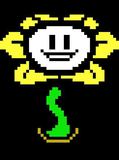 [3fcaee] * flowey ran away fast *