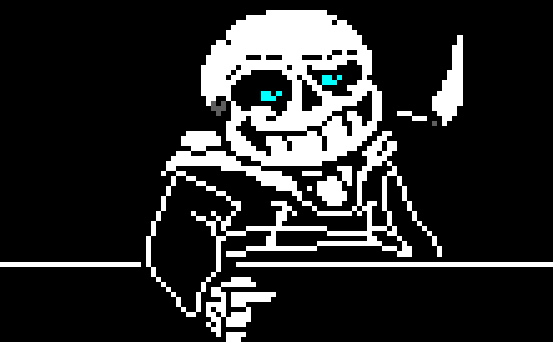 i made swapswap sans out of this great pixelart