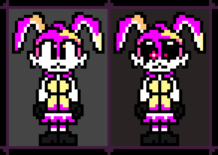 [594711] At least any idea to make her more different from Pastel without altering color too much?