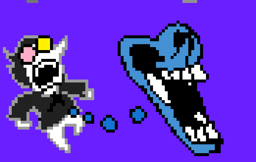 Spamton-HELP I AM STUCK ON [Salt mode] HELP | Pixel Art Maker