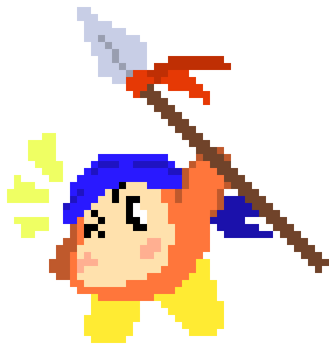 [777455] *He raised his spear in the air in a fierce way* Let us plan out the battle! To protect all of us!!