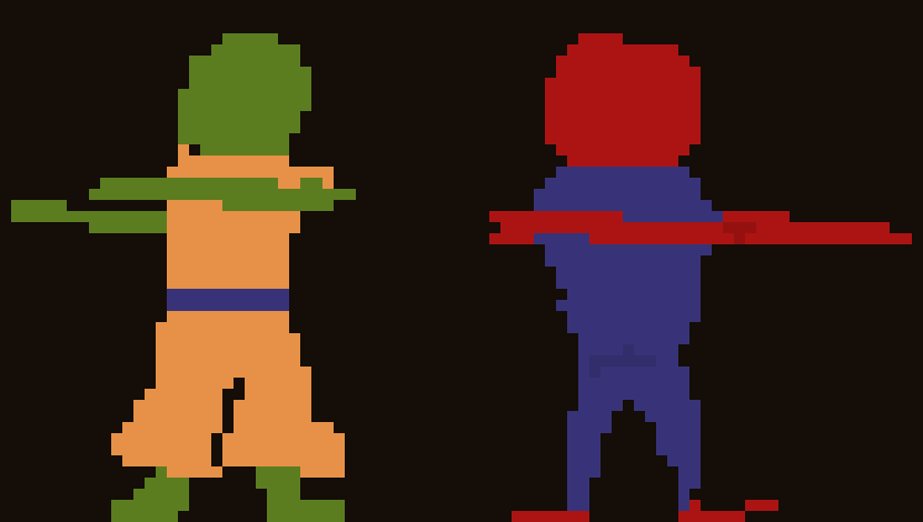 [9a4e47] I just realized I made them do the fusion dance but they become Vegito-