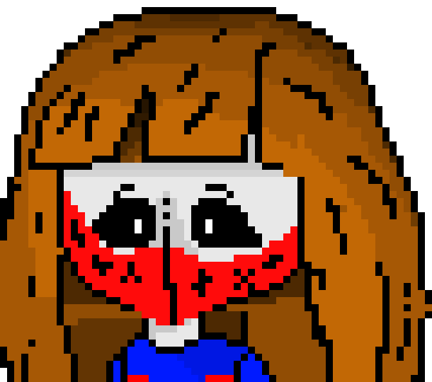 -sings in wingdings, surrounding her with hands-