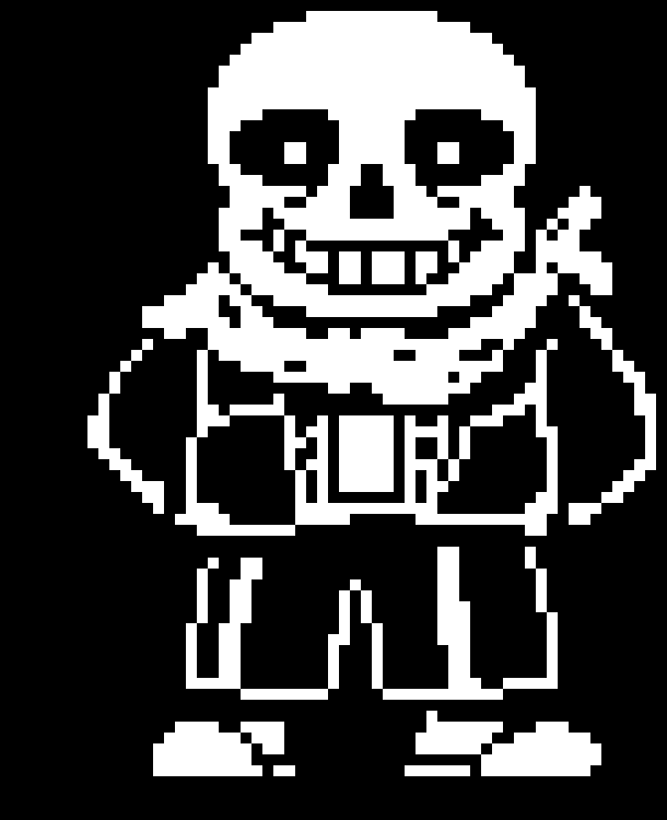 [caab59]  sans battle sprite (Undertale corruption)