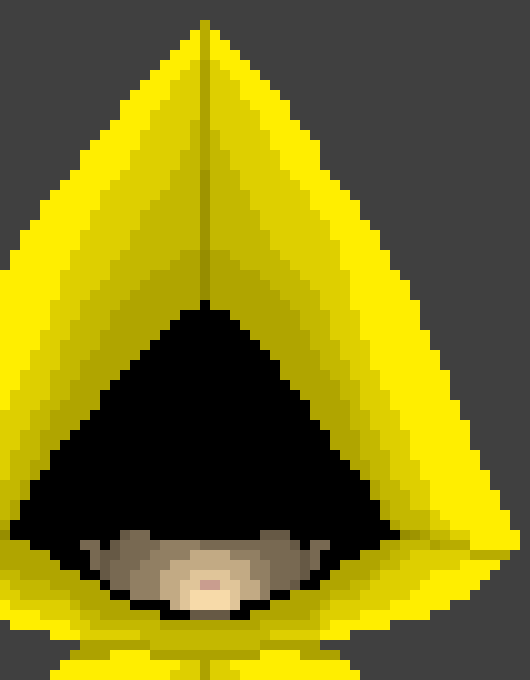((hey geek i have a challenge for you to make a sprite on one of the little nightmares 2 monsters))-six(rainbowfox2011
