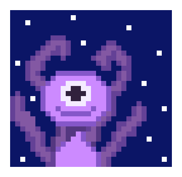 [04c6e5] purple alien