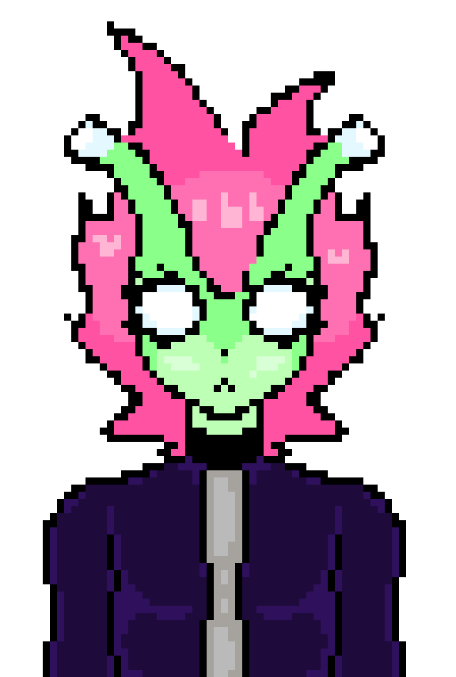 [050127] the thing i wanted to do is give her the cool weapons she was created for the sole purpose of having--- currently the one and only weapon she's got is her pair of guns n she's only got those cool guns because of Reaper Overwatch i was playing thinking of him when i drew her so i gave her the guns