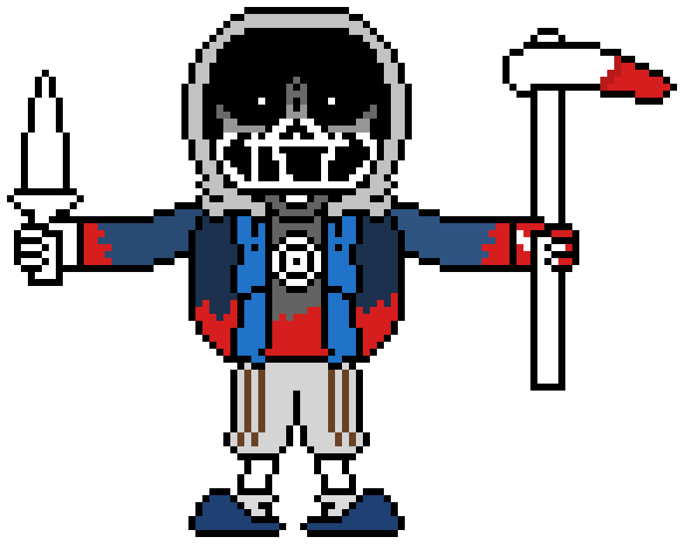 [d6b045] *IT tries to hold back but Stabs No name with both it's weapons*