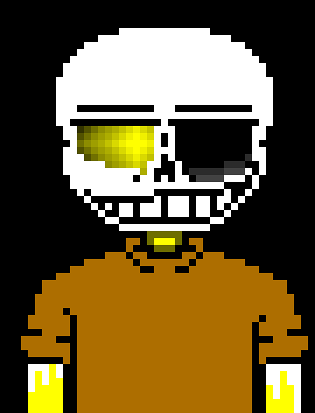 [c7b058] *The sans get wrapped in chains and then crushed quickly*