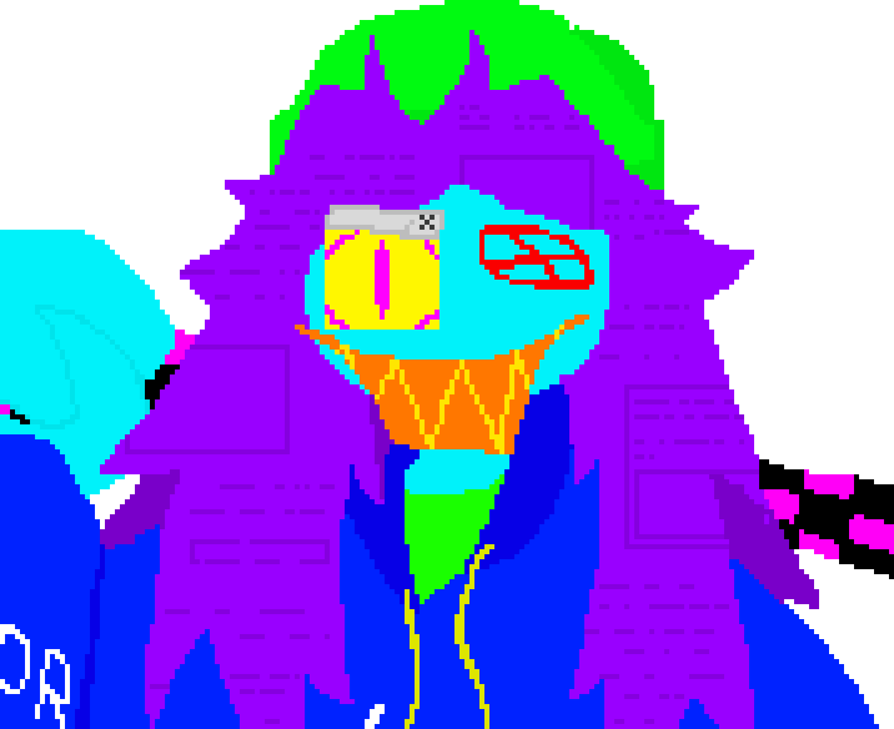 yeah please, and his abilities or whatever. how he would fight in an rp.