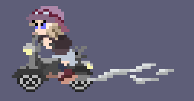 [777455] *She made her motorcycle appear then started chasing Magolor* GET BACK HERE