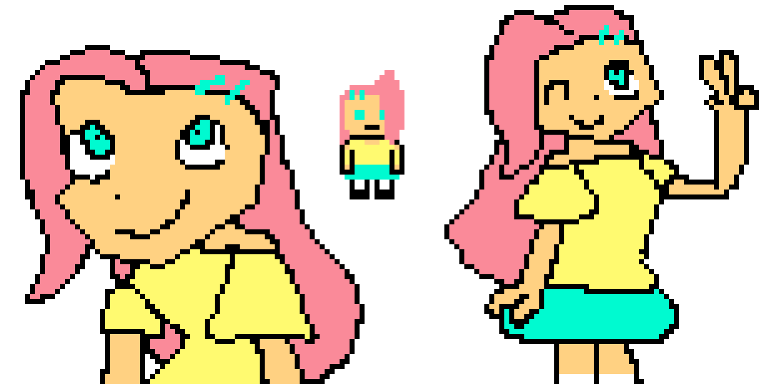 [eaaff7] danganronpa pixel sprite