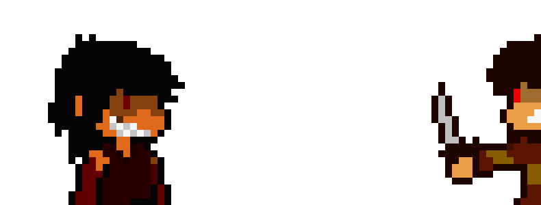 [33b2f5] DeltaRed AU: Xkar (X) vs. Jack - Human Monster vs Human