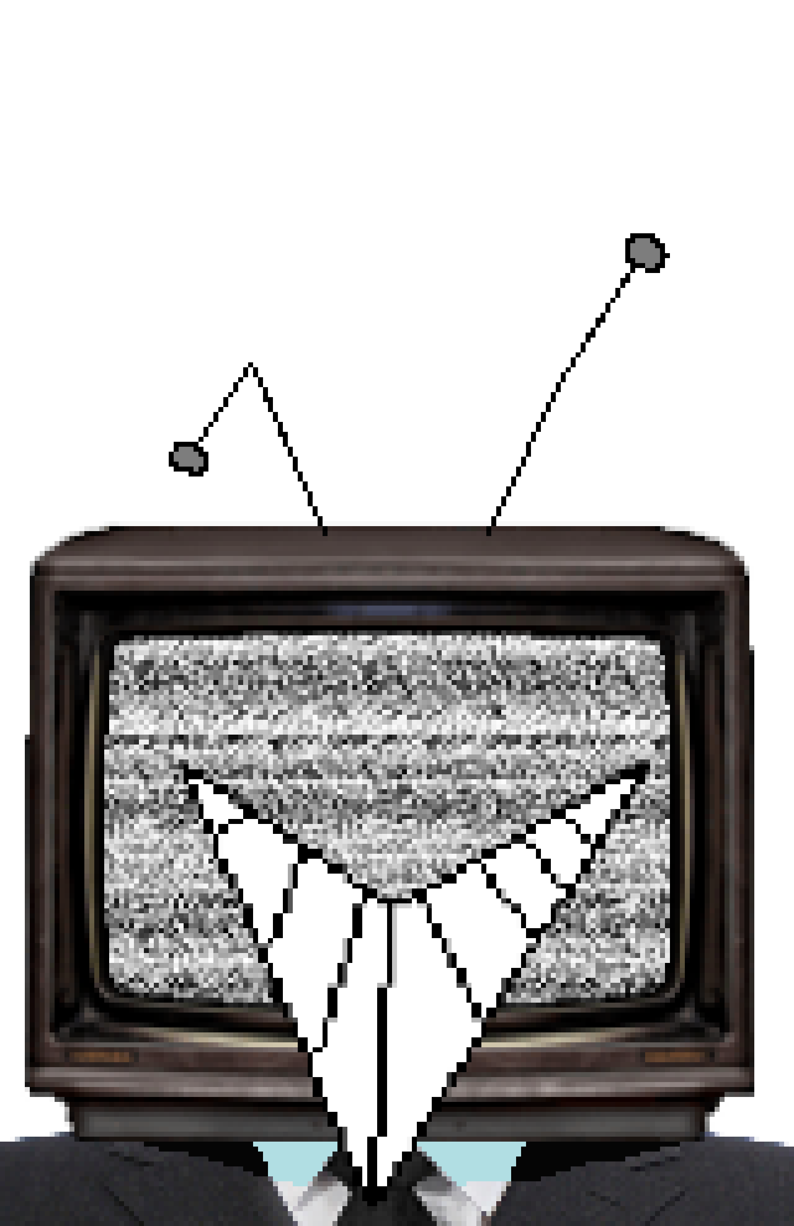[55019f] TV Man Pixel Art