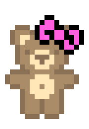 [1de812] bear with bow