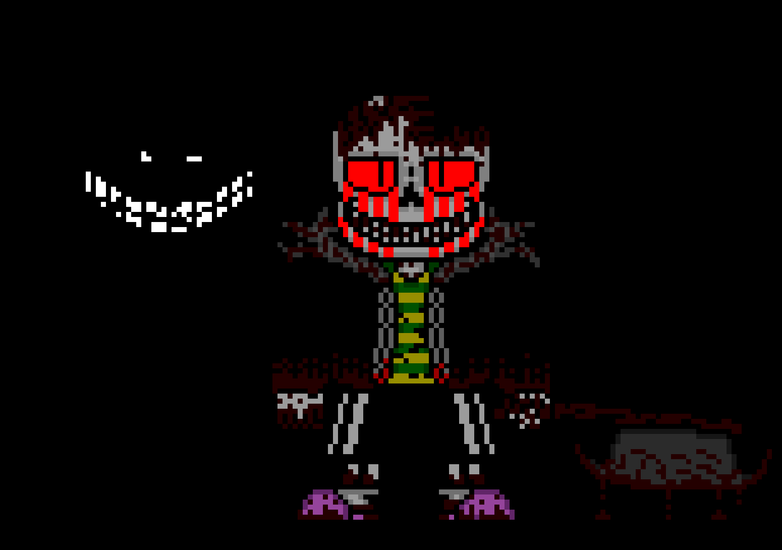 [e8cb42] Madness: *gets slashed multiple time* how are you slashing me your a ghost Terror: thats my power hehehe*