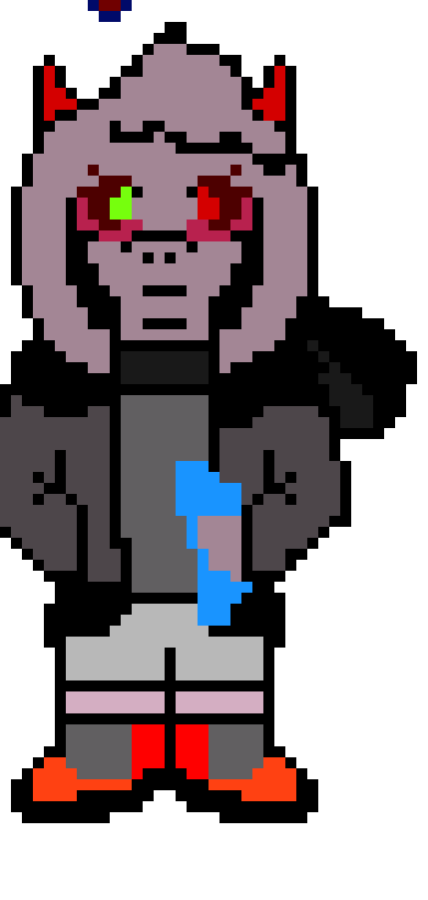 [904ba9] eye turn green HOWS THERE she turns around ready defeand