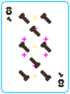 [a949bf] 8 of Wands  Contrast