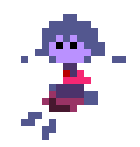 [e911b2] I have a hatless version of myself I made back when i first made these tiny sprites