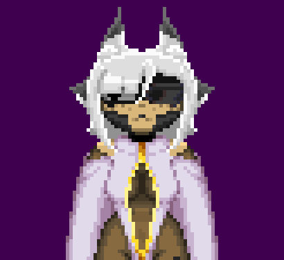 [Ekusukariba] [eku looking down on something shorter than her:]