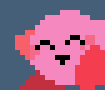 [4a8e17] *Kirby tried to say happy birthday as well... but it partly came out as gibberish*