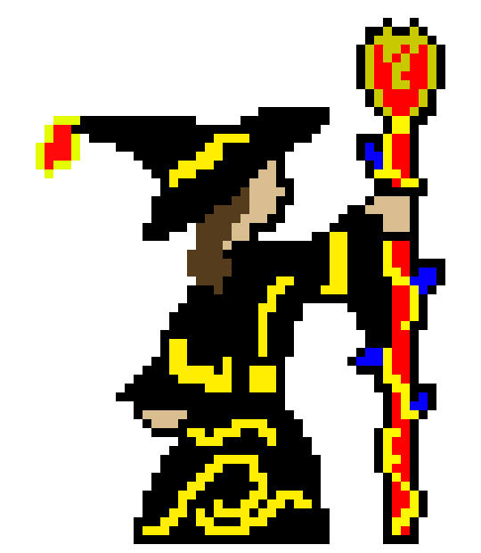 Female Wizard Level 10- Master Wizard