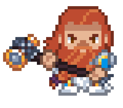 [86d482] Dane the Dwarf Blacksmith