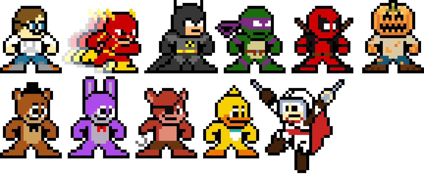 8-Bit Characters (updated)