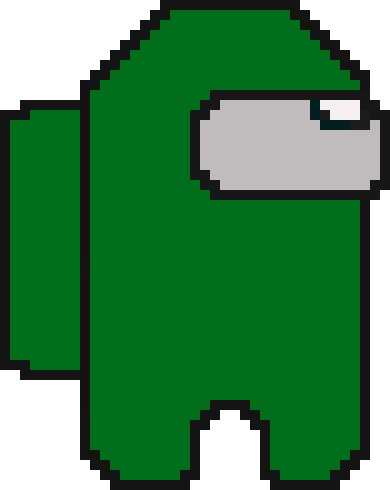 Among Us PIXEL Crewmate (Green )