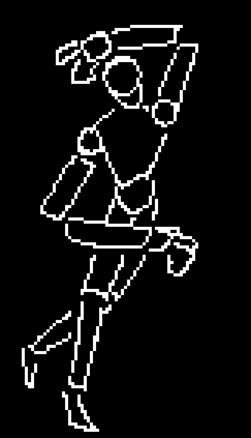 [daa152] (oh what fun, fun. the jester broke free, on the run, run.)