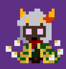 [777455] *Taranza came out of one of the houses there and came by them.* Is Magolor here yet-?