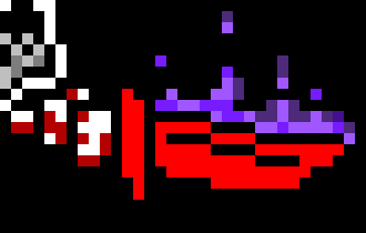 [6a27ef] *Dust pulled out his K.N.I.F.E, It emitted a faint purple aura