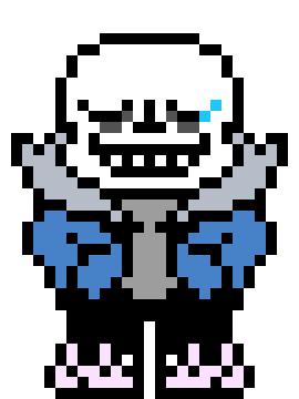 [35dc76] *Sans told a very long and bad pun, the enemys fell asleep! (but so did he.)*