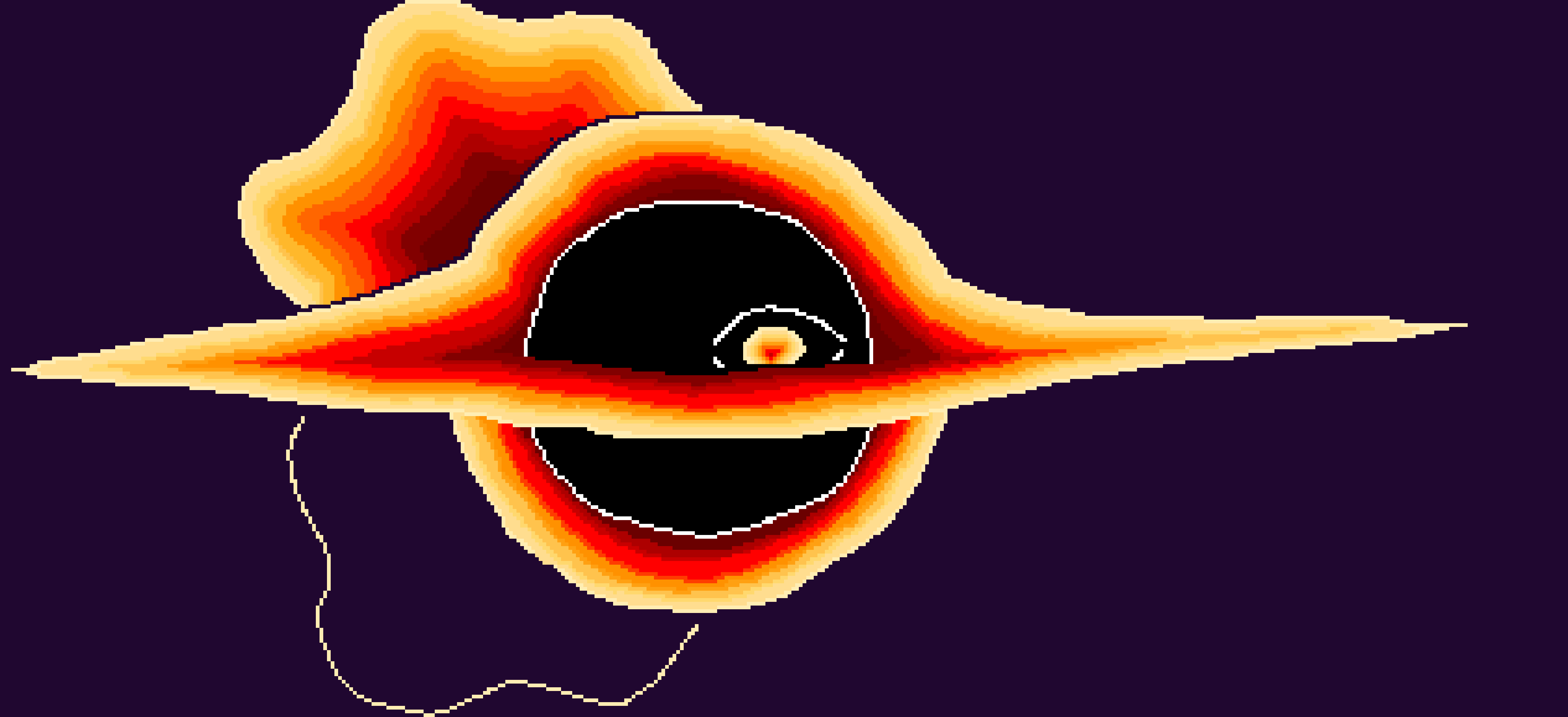 [012d3a] My Black hole OC is almost finished. well- with the head, anyways-