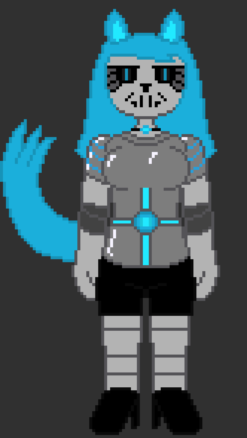 Here's some more shine to give it a more metal look on the torso part... -Luna