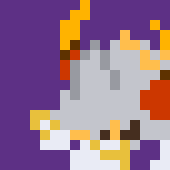 [777455] ARGH-- *He covered the cut on his face with his hand*