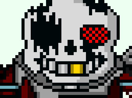 fires 3 blasters at killer / dust ( also causes the sans's skull to break ) *