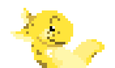 [da9847] no yet- I'm going to make a sprite sheet with him BUT HES SO CUTEEEEE