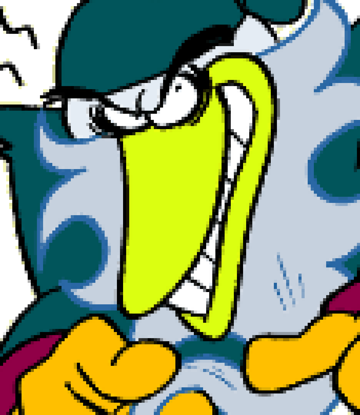 [3978a1] i know. but like. realistically he does look Throwable