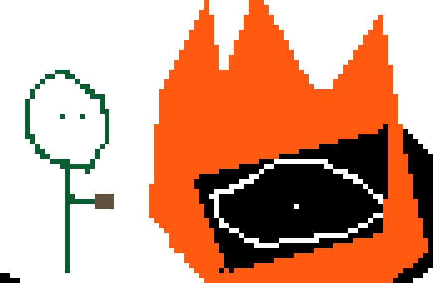 here, have a snickers | Pixel Art Maker
