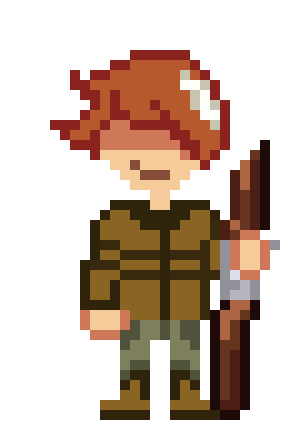 [45511e] Caspian with Broken Hiking Stick (Concept)