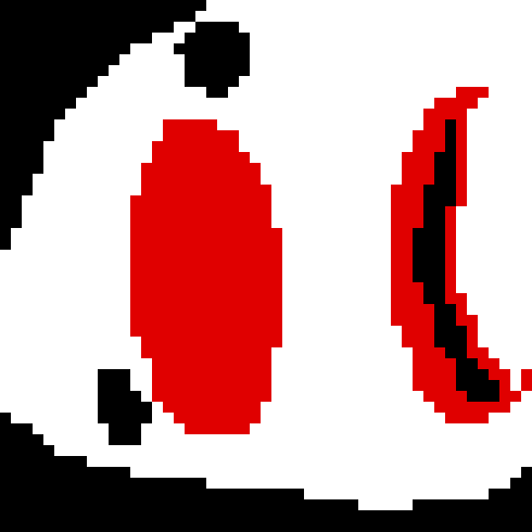 your slash is now a sad clown xd