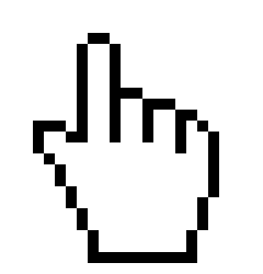 pointing hand cursor 